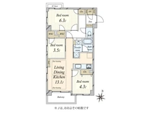 【東京都/品川区荏原】サニーコート西小山 間取り図