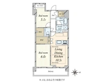 【東京都/中央区勝どき】勝どきビュータワー 間取り図
