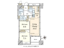 【東京都/新宿区市谷本村町】THE CENTER TOKYO　ザ・センター東京 間取り図
