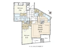 【東京都/港区港南】品川Vタワー 間取り図