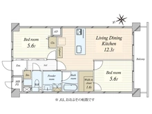 【東京都/大田区中馬込】中馬込ハイツ 間取り図