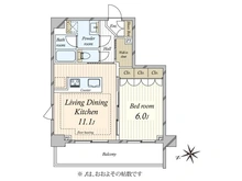 【東京都/品川区西大井】ブライズ西大井 DUE 間取り図