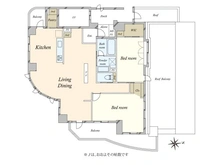 【東京都/品川区南品川】コンフォール南品川 間取り図
