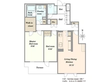 【東京都/文京区本駒込】パレロワイヤル本駒込・曙町 間取り図