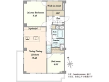 【東京都/港区高輪】コープ高輪 間取り図