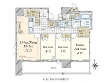 【東京都/台東区浅草橋】パークホームズ浅草橋 間取り図