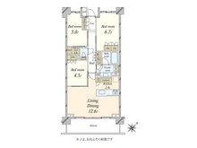 【東京都/渋谷区西原】パークホームズ代々木西原 間取り図