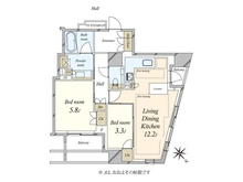 【東京都/大田区山王】プラウド山王二丁目 間取り図