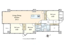【東京都/大田区山王】山王ガーデンハイツ 間取り図