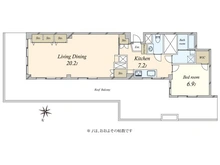 【東京都/大田区山王】大森山王リハイム 間取り図