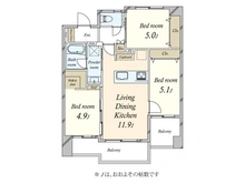 【東京都/大田区大森本町】グランイーグルシーサイド大森 間取り図
