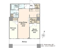 【東京都/品川区大井】ブリリア大井町ラヴィアンタワー 間取り図