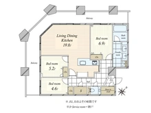 【東京都/港区芝浦】芝浦アイランドケープタワー 間取り図