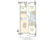 【東京都/品川区西大井】コア・スターレ西大井 間取り図