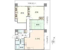 【東京都/中野区本町】パラスト中野本町 間取り図