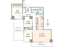 【東京都/杉並区和田】パークシティ杉並　セントラルタワー 間取り図