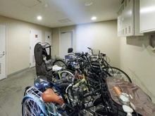 【東京都/渋谷区恵比寿南】クオリア恵比寿サウス 駐輪場