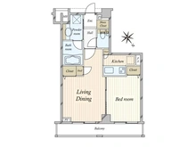 【東京都/渋谷区恵比寿南】クオリア恵比寿サウス 間取り図