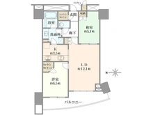 【東京都/台東区台東】TOWER RESIDENCE TOKYO 間取り図