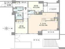 【東京都/中野区中央】ザ・パークハウス中野坂上 間取り図