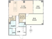 【東京都/練馬区豊玉北】江古田チェリーマンション 間取り図
