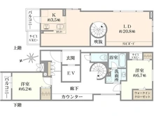 【東京都/中野区中央】アトランティス中野 間取り図