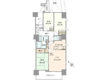 【東京都/東村山市栄町】プラウド久米川 間取り図