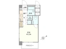 【東京都/文京区春日】パレス後楽園 間取り図