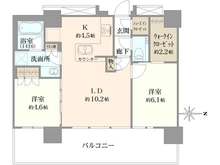 【東京都/中野区中野】ザ・パークハウス中野タワー 間取り図