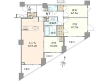 【東京都/杉並区堀ノ内】ピアース杉並方南町レジデンス 間取り図