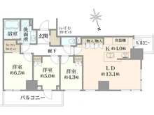 【東京都/中野区東中野】クラッシィタワー東中野 間取り図