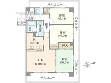 【東京都/府中市八幡町】アイディーコート府中 間取り図