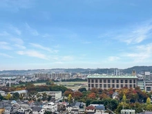 【東京都/府中市八幡町】ラヴィドール府中サザンテラス 眺望：南東側眺望（ズームあり）