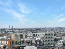 【東京都/府中市八幡町】ラヴィドール府中サザンテラス 眺望：北側眺望（ズームあり）