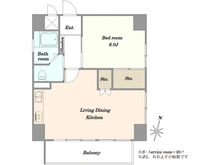 【東京都/品川区東五反田】新池田山マンション 間取り図