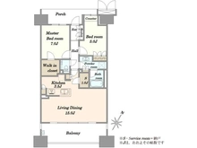 【東京都/中央区晴海】ザ・晴海レジデンス 間取り図
