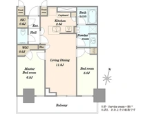 【東京都/新宿区西新宿】パークタワー西新宿 間取り図