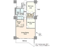 【東京都/豊島区巣鴨】グローリオタワー巣鴨 間取り図
