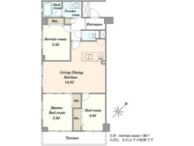 【東京都/立川市曙町】グリーンキャピタル立川 間取り図