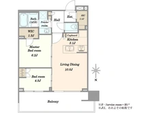 【東京都/中央区晴海】HARUMI FLAG PARK VILLAGE T棟 間取り図