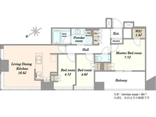 【東京都/中央区勝どき】勝どきザ・タワー 間取り図