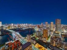【東京都/中央区勝どき】勝どきザ・タワー 眺望：夜景