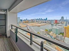 【東京都/中央区勝どき】勝どきザ・タワー バルコニー：昼景