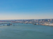 【東京都/中央区晴海】HARUMI FLAG SUN VILLAGE 晴海フラッグ T棟 眺望：バルコニーからの眺望（ズームあり）