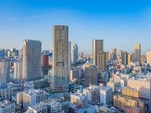 【東京都/中央区勝どき】パークタワー勝どきサウス 眺望：バルコニーから（広角なし）