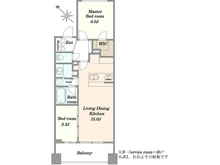 【東京都/中央区月島】ウィルローズ月島 間取り図