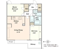 【東京都/新宿区下落合】リリーゼ目白近衛町 間取り図