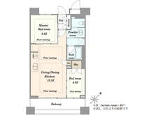 【東京都/中央区築地】イニシア築地レジデンス 間取り図