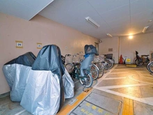 【東京都/中央区勝どき】サンステイト勝鬨橋リバーテラス 駐輪場