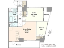 【東京都/豊島区雑司が谷】アトラス雑司が谷 間取り図